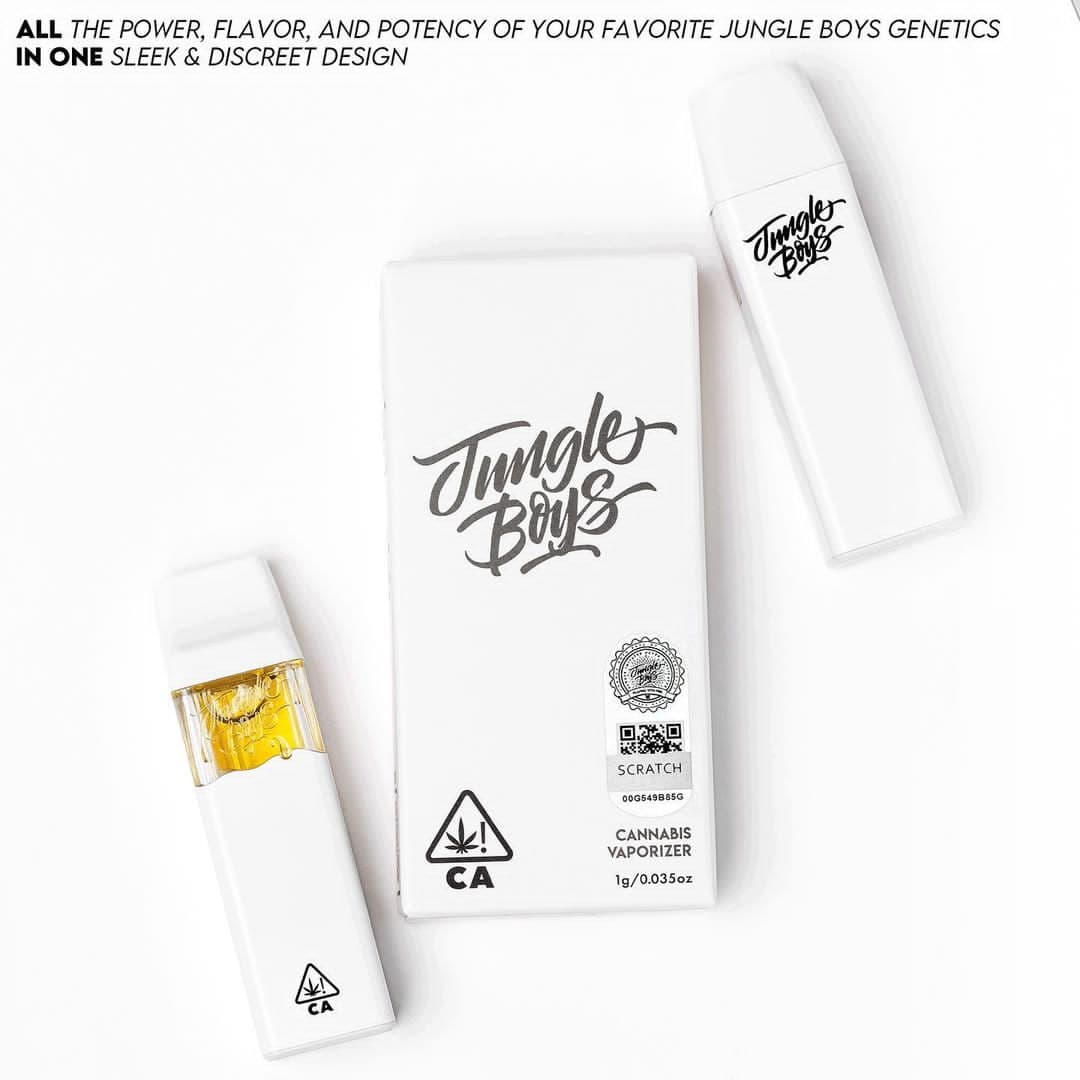 New Jungle Boys all in one live resin 1g disposable pen empty wholesale