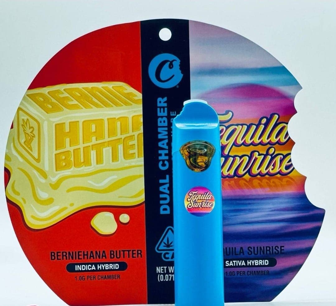 Cookies dual chamber London Pound Cake & Apples Bananas 2g Disposable