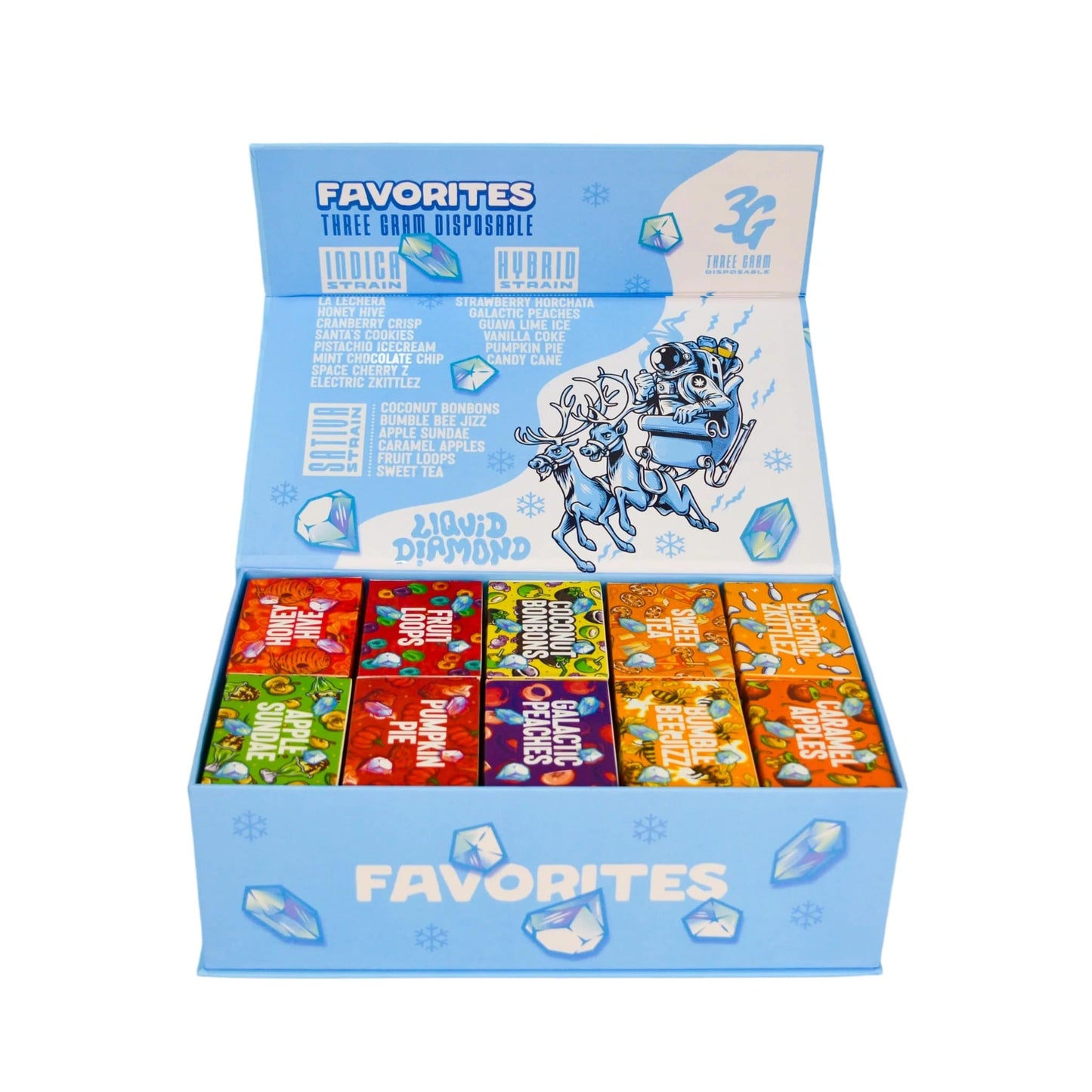Favorites 3G LED Disposable Vape (3ml Adjustable Voltage)