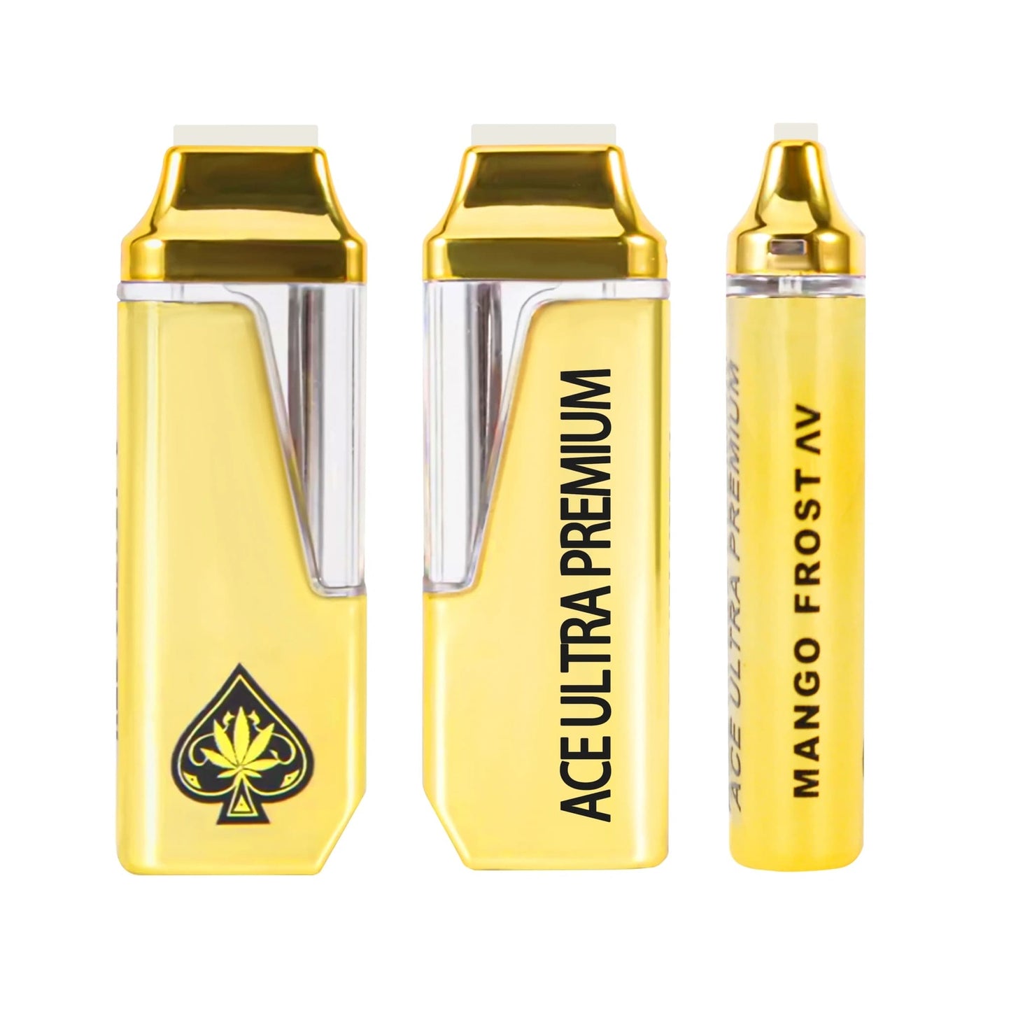Ace Ultra Premium Black & Gold Edition 2ml Vape Pen – Luxury Gift Box (Customizable Logo Available)