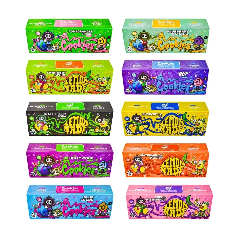 Cookies Lemonade Dual-Flavor Vape Pen – 2ml Disposable with Large LED Screen