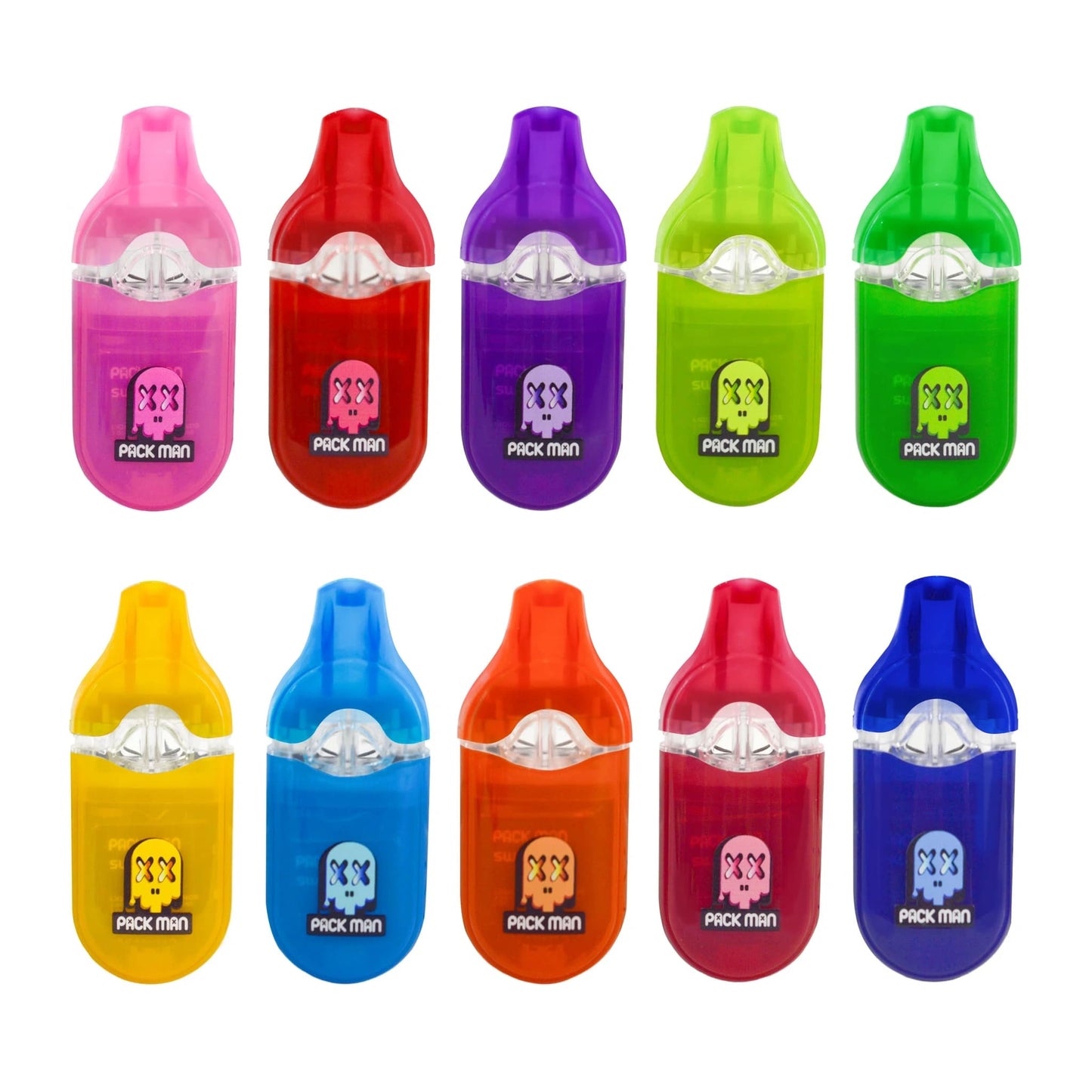 Packman Dual Flavor Vape Pen – 2ml All-in-One Summer Edition with LED Screen