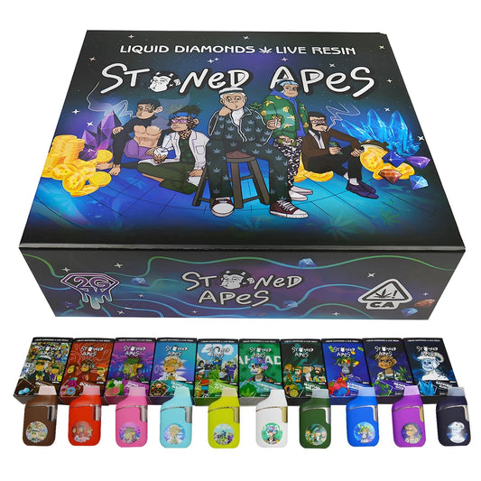 Stoned Apes 2g THC Disposable Vape Pen – 2ml Capacity with LED Display