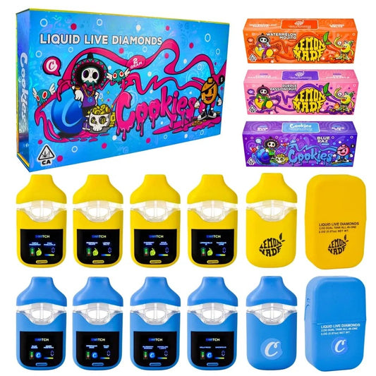 Cookies Lemonade Dual-Flavor Vape Pen – 2ml Disposable with Large LED Screen