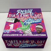 persy snowcaps empty jar & packaging