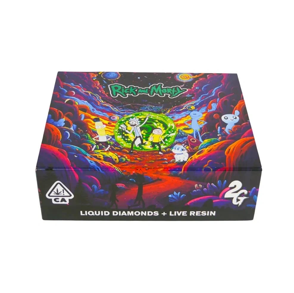 rick and morty 2g dual chamber rechargeable disposable vape – 10 flavor adventure pen