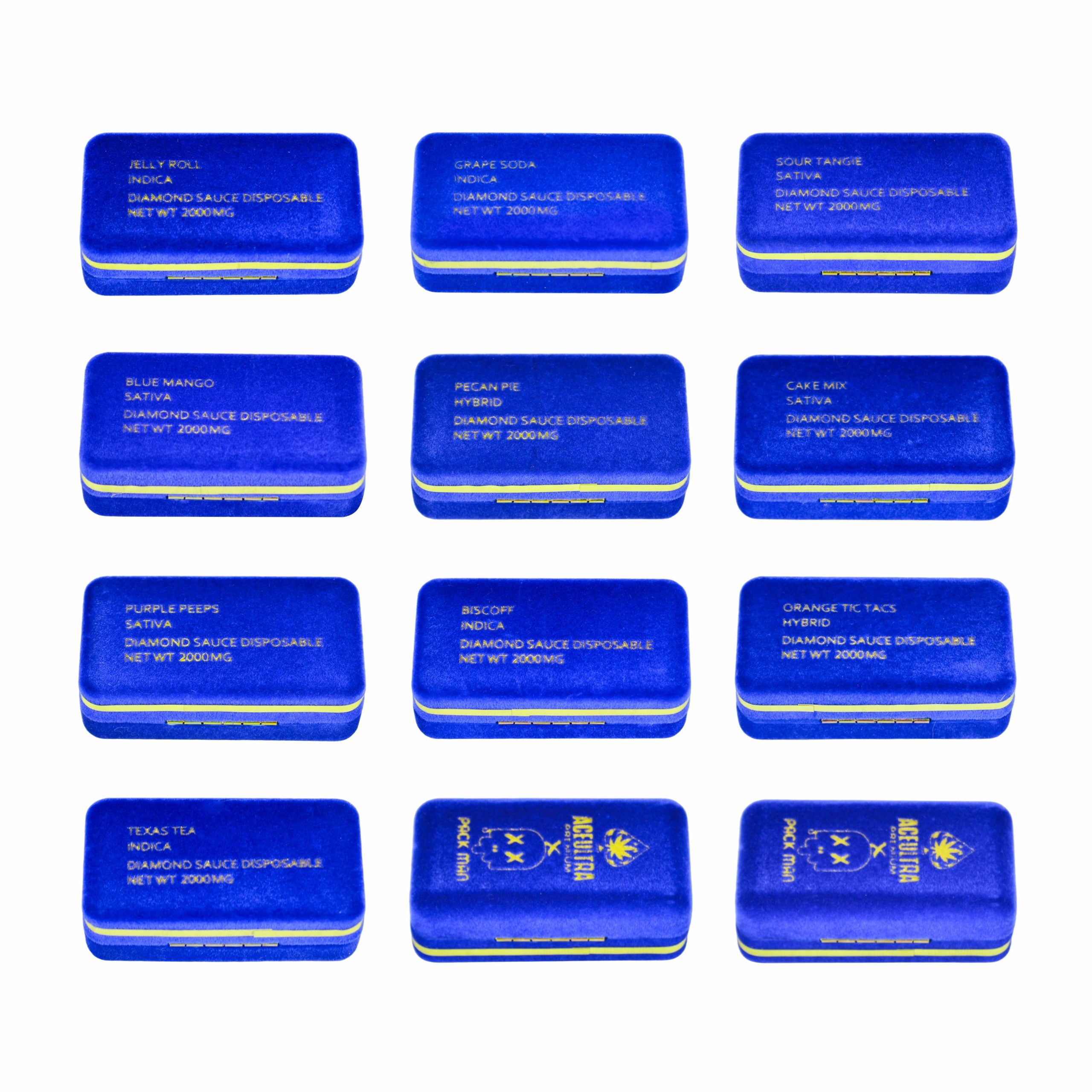 ace ultra x packman 2g disposable vape pen – rechargeable with led screen & multiple flavors