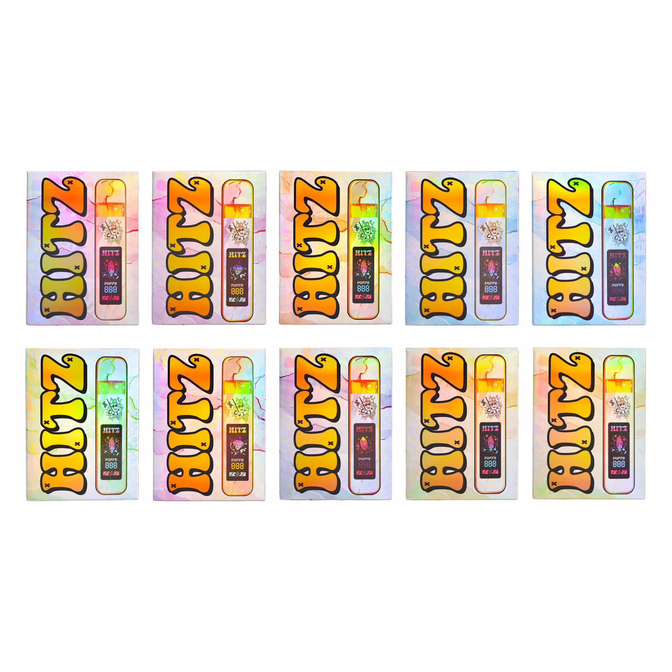 hitz 2g disposable vape pen – ceramic core, type c rechargeable, led display