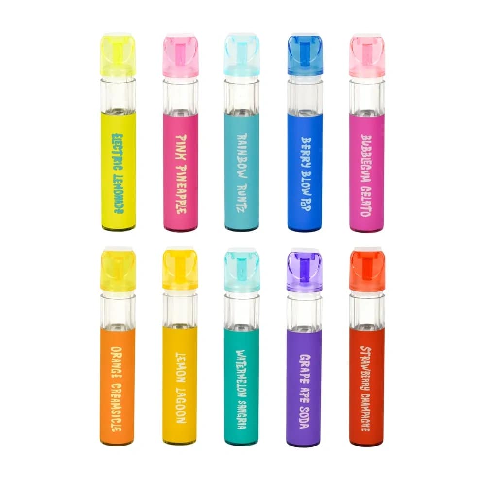 grab dab 2g disposable vape – postless design, led display, type c rechargeable, 10 flavors