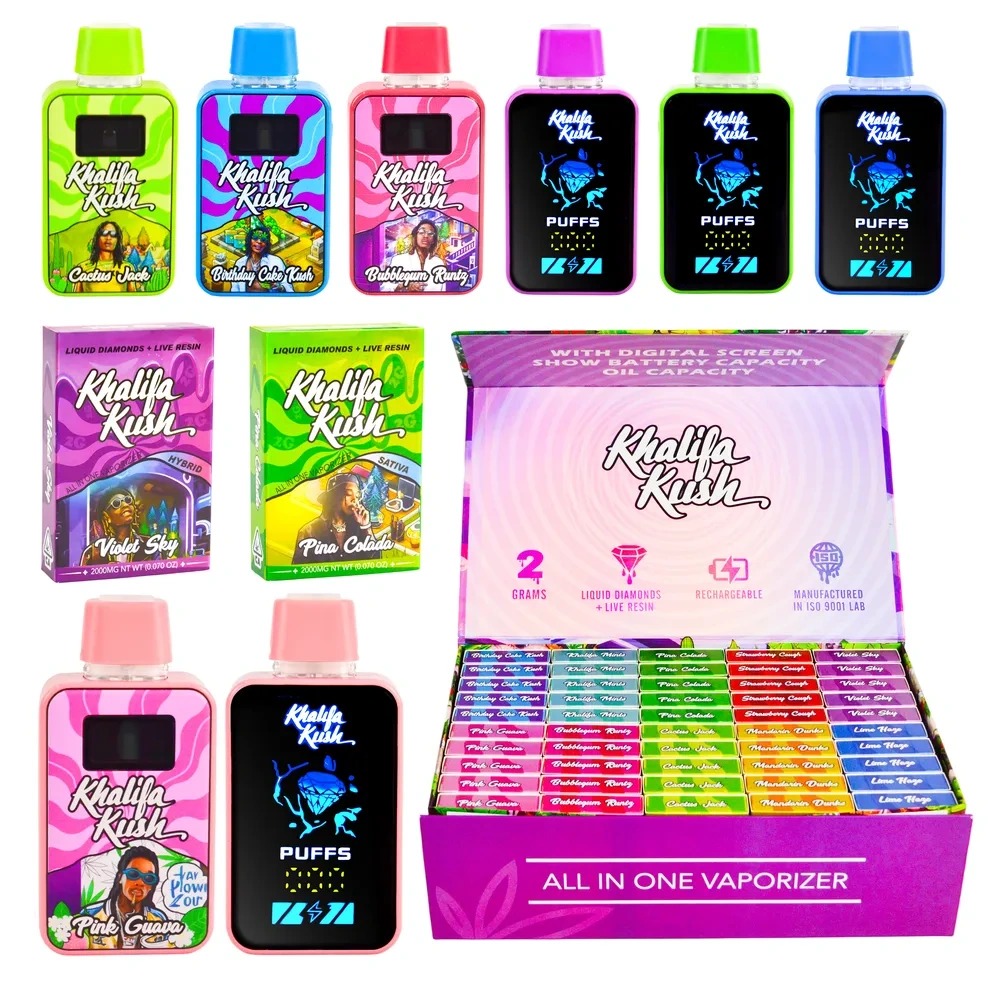 khalifa kush vapes 2ml disposable cartridges best carts rechargeable liquid diamond juice thick oil empty pods