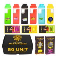 muha meds 2g disposable vape pen – led display, adjustable voltage, premium 10 flavors