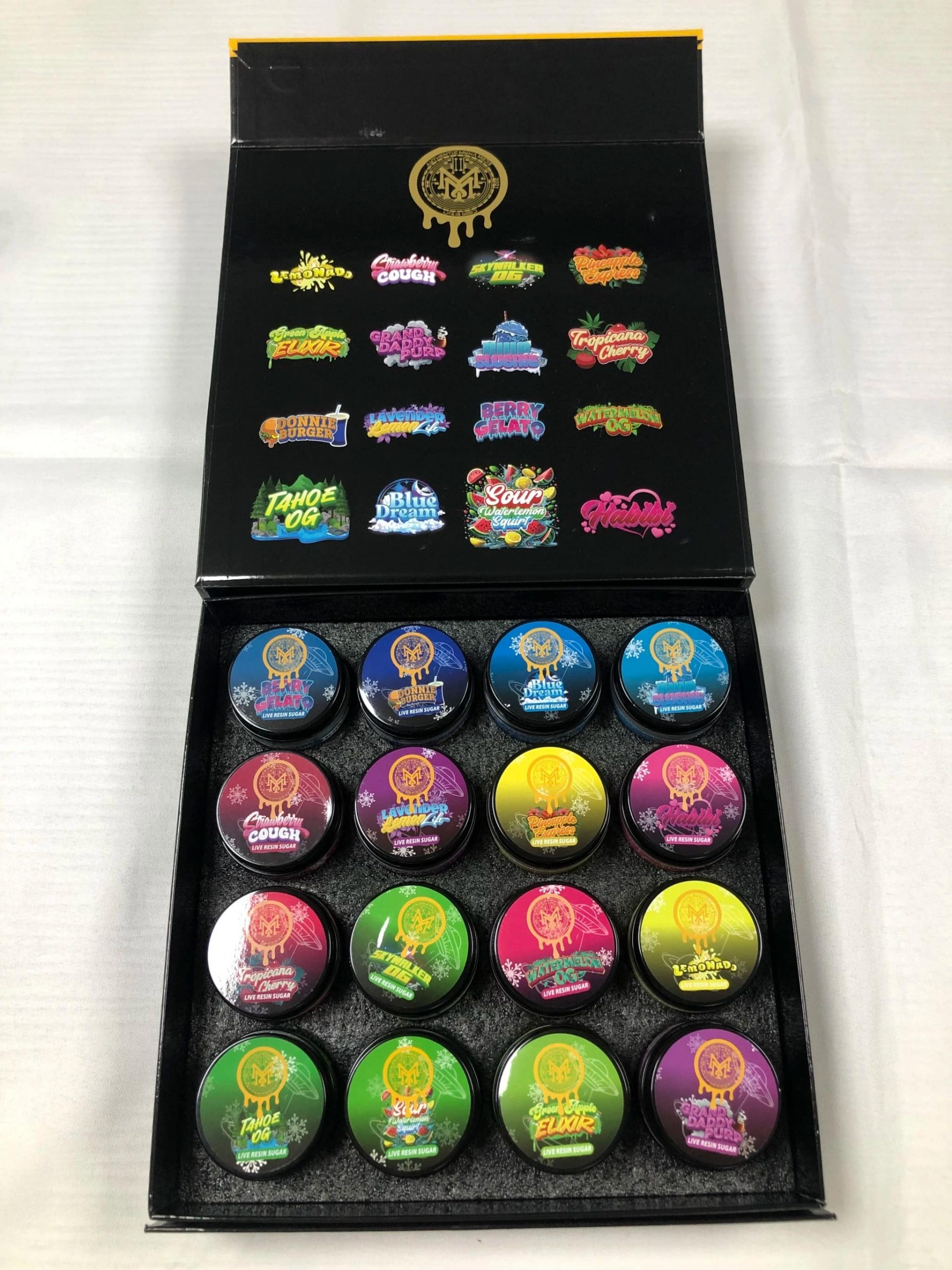 muha meds glass jars 1oz empty concentrate wax dab live resin sugar extract packaging bottles