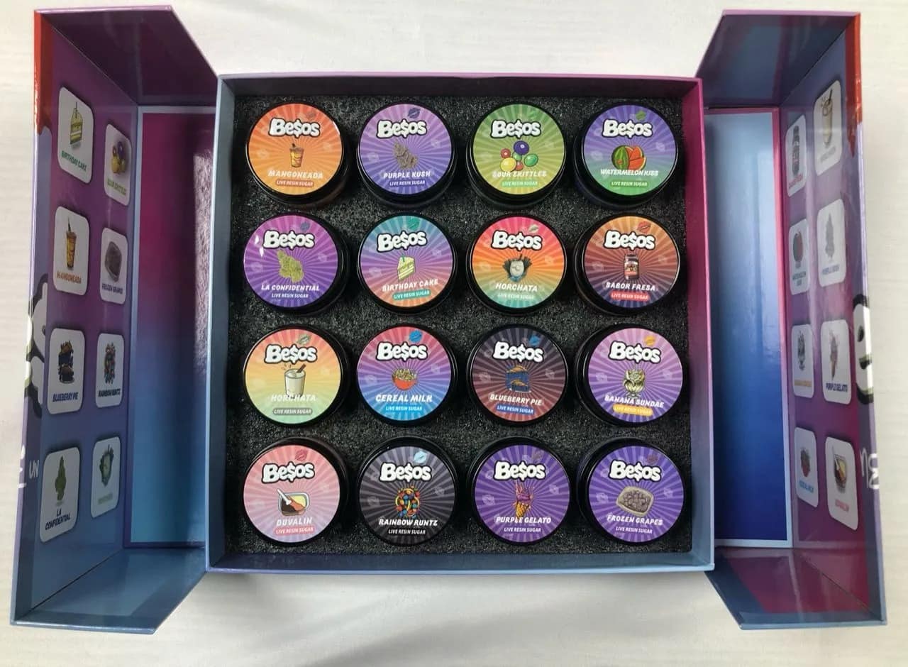 be$os 1oz wax & rosin jars — high quality glass storage for concentrates