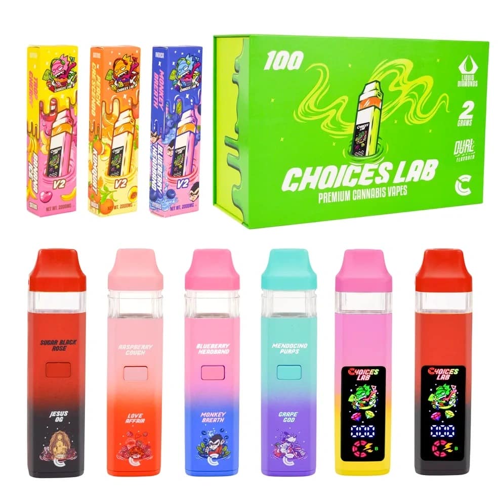 choices labs 2g dual flavor disposable vape – v2 rechargeable edition